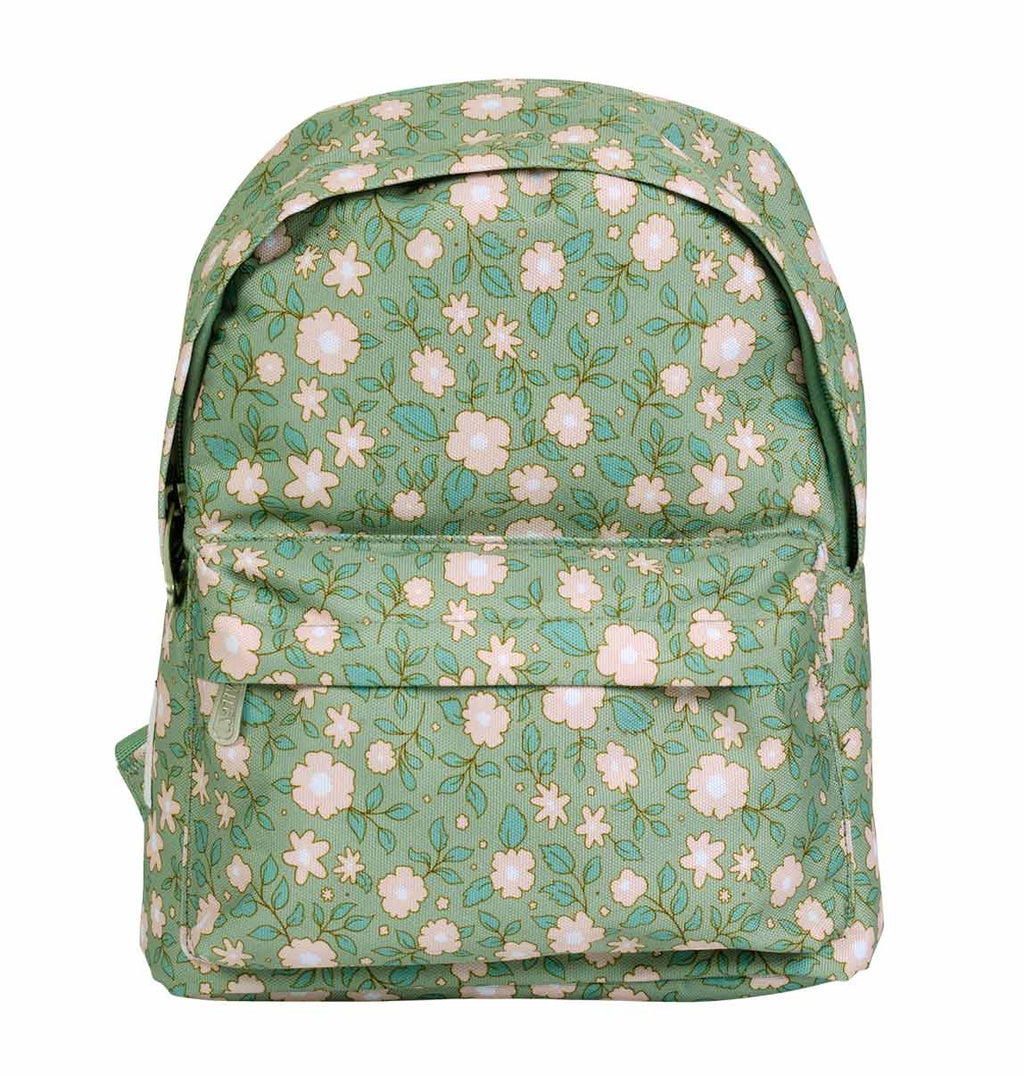 A Little Lovely Company Backpack | Blossoms - Sage Green