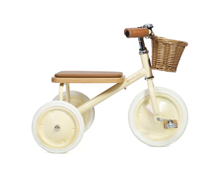 Banwood Trike Driewieler Met Mandje | Cream