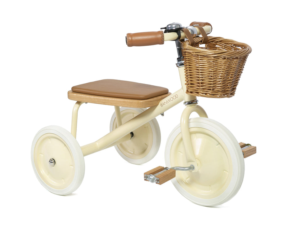 Banwood Trike Driewieler Met Mandje | Cream