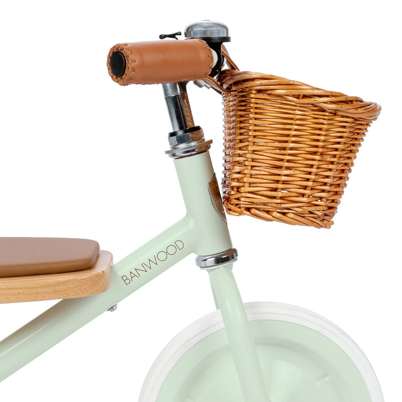 Banwood Trike tricycle With basket | Pale mint