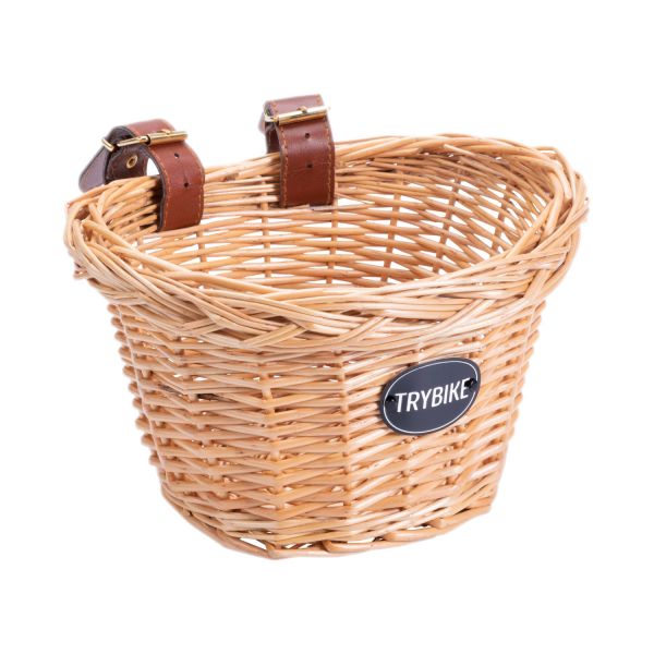 Trybike wicker bicycle basket