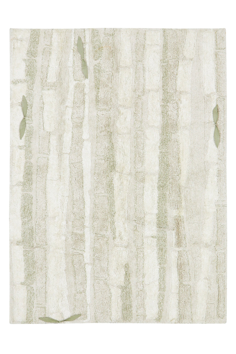 Lorena Canals Machine Washable Rugcycled Carpet 120x160cm | Bamboo Forest
