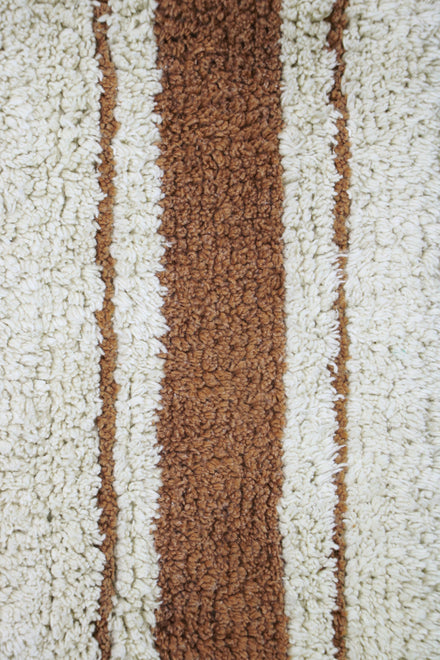 Lorena Canals Machine Washable Rugcycled Carpet 90x130cm | Gastro Toffee