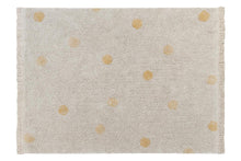 Lorena Canals machinewasbaar tapijt 120x160cm Hippy Dots Natural Honey