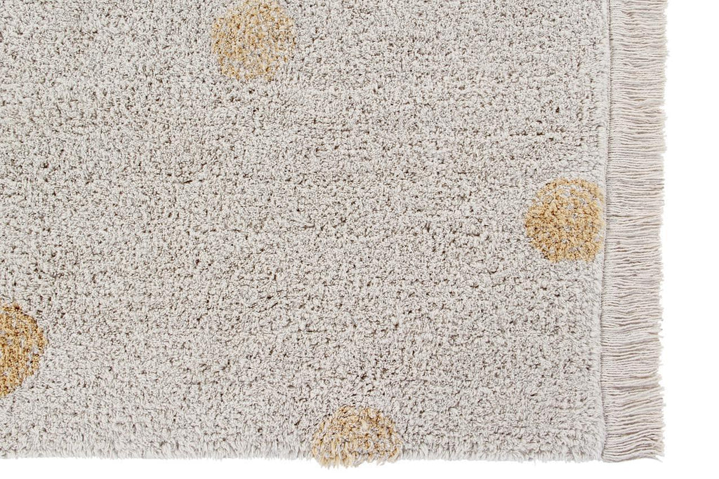 Lorena Canals machinewasbaar tapijt 120x160cm Hippy Dots Natural Honey