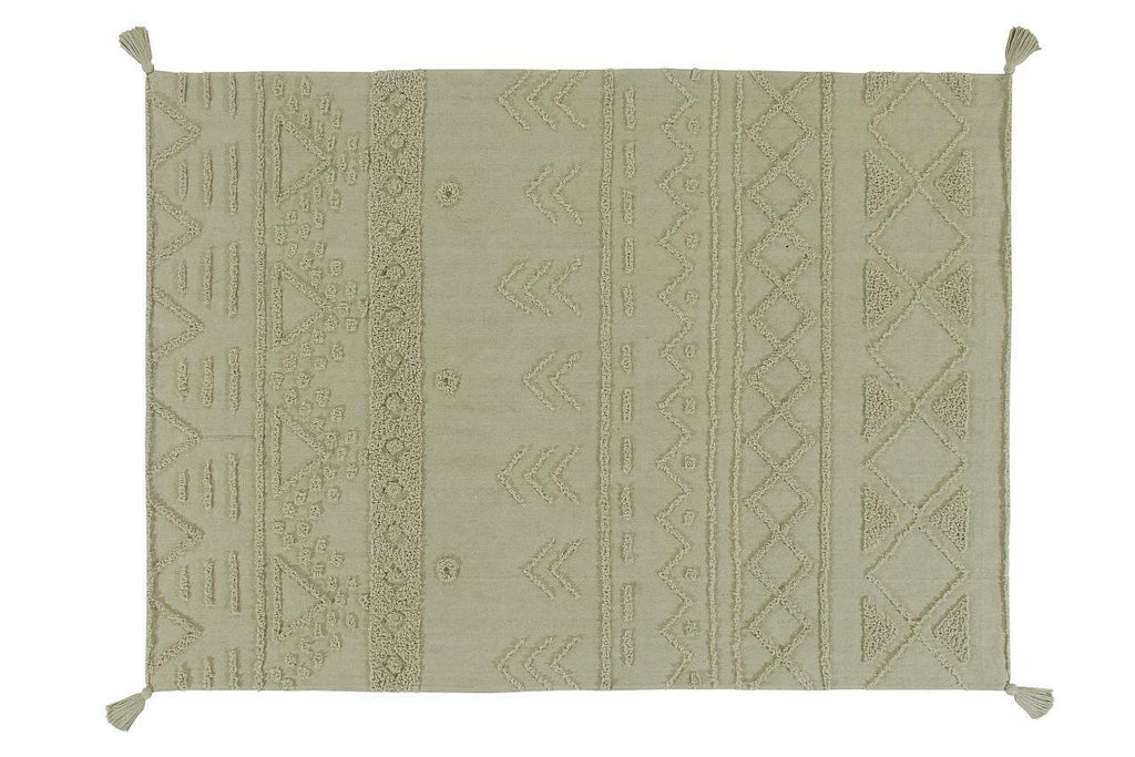 Lorena Canals machinewasbaar tapijt 140x200cm Tribu Olive