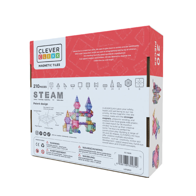 Cleverclixx Mega Creative Pack Pastel | 210 pieces