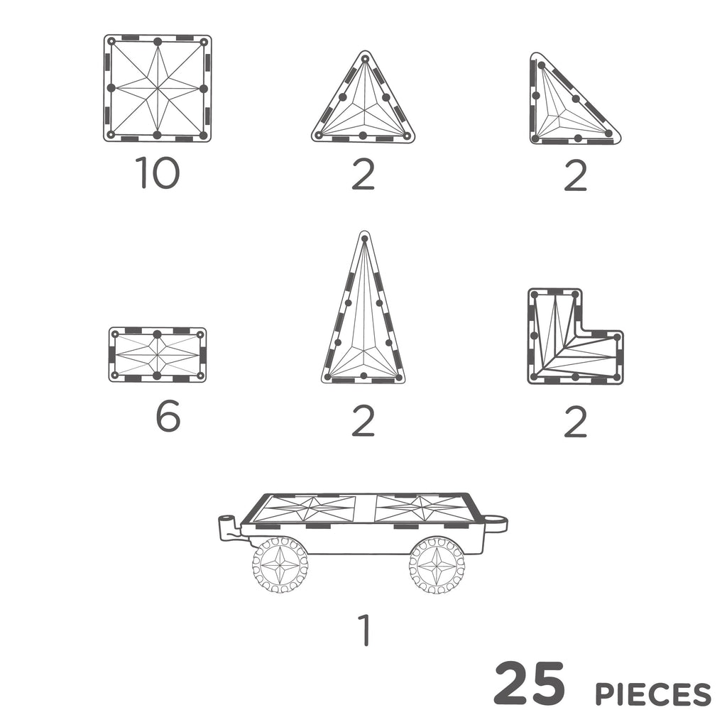 Cleverclixx Wheels Pack Intense | 25 pieces