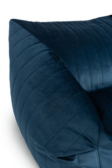 Nobodinoz Chelsea Velvet Beanbag | Night Blue