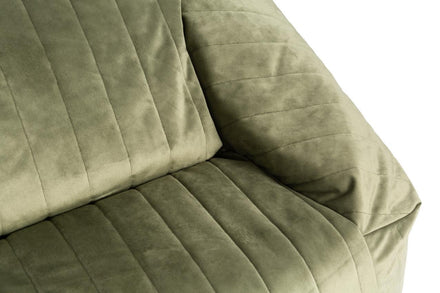 Nobodinoz Chelsea Velvet Beanbag | Olive Green