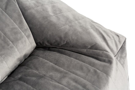 Nobodinoz Chelsea Velvet Beanbag | Slate Grey