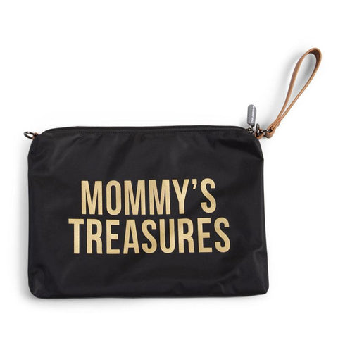 Childhome Mommy Toiletry Clutch Black Gold