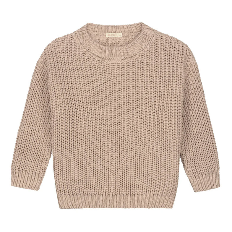Yuki Chunky Knit Sweater | Shell