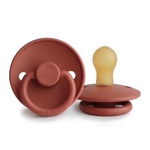 Frigg Classic Latex Pacifier 0-6m | Baked Clay