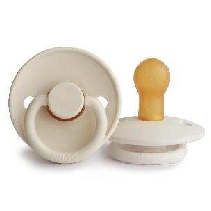 Frigg Classic Latex Pacifier 0-6m | Cream