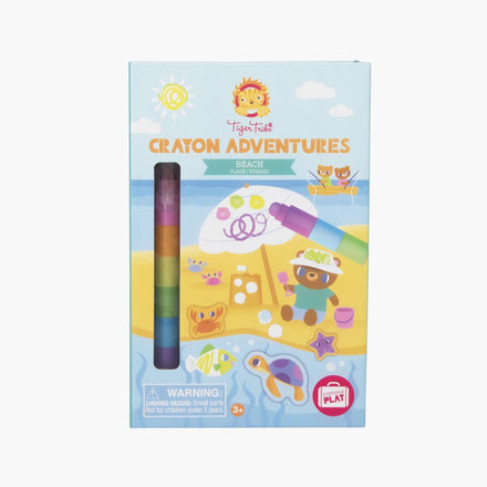 Tiger Tribe Crayon Adventures | Beach