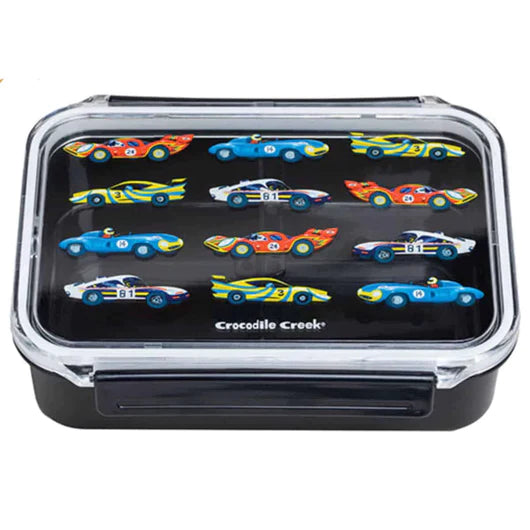 Crocodile Creek Bento Box | Race Cars Black