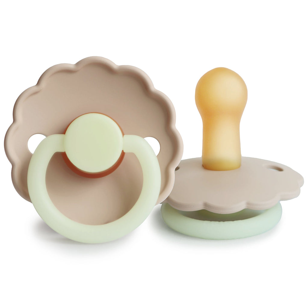 Frigg Night Daisy Latex Pacifier 6 + M | Croissant