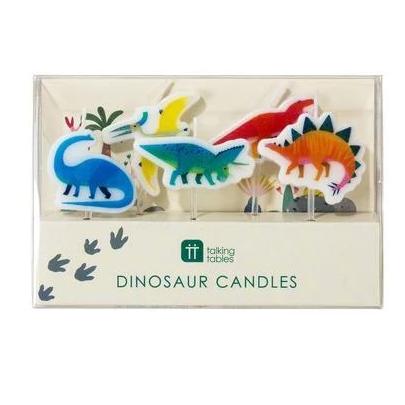 Talking Tables Set 5 Candles Dino