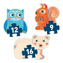 Djeco Set of 3 puzzles In the woods