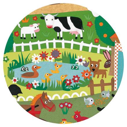 Djeco observation puzzle 35 pieces | The farm