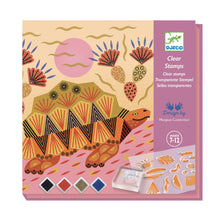 Djeco creative stamp set | Patterns and animals