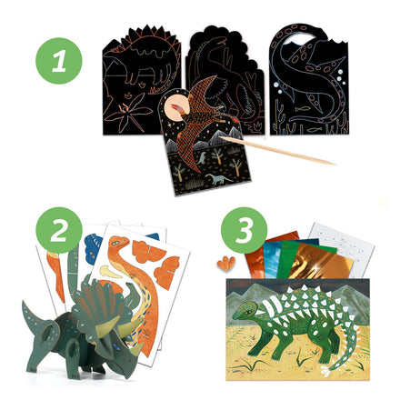 Djeco creative Craft Box | Dinos