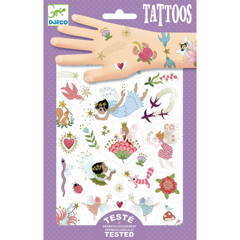 Djeco Set 50 Tattoos | Fairy Friends