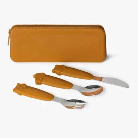 Citron Cutlery Set Silicone | Tiger