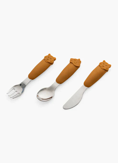 Citron Cutlery Set Silicone | Tiger
