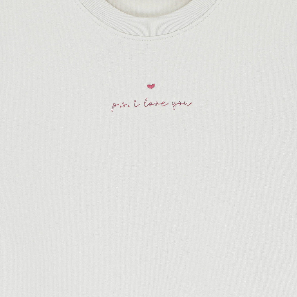 Elle and Rapha Sweater P.S. I Love You | Ivory