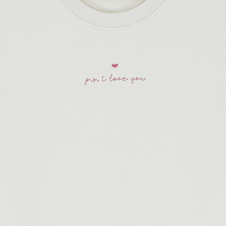 Elle and Rapha Sweater P.S. I Love You | Ivory