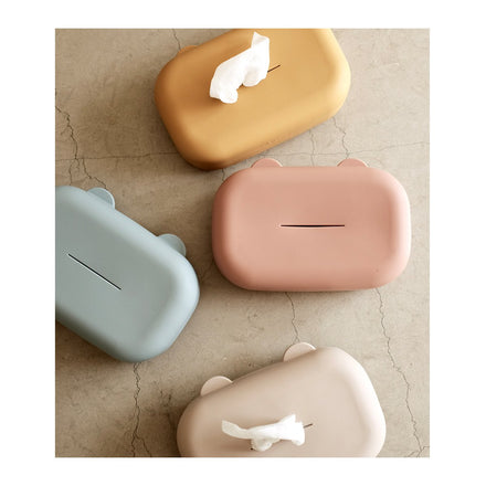Liewood Emi Box Silicone Damp Wipes | Sea Blue
