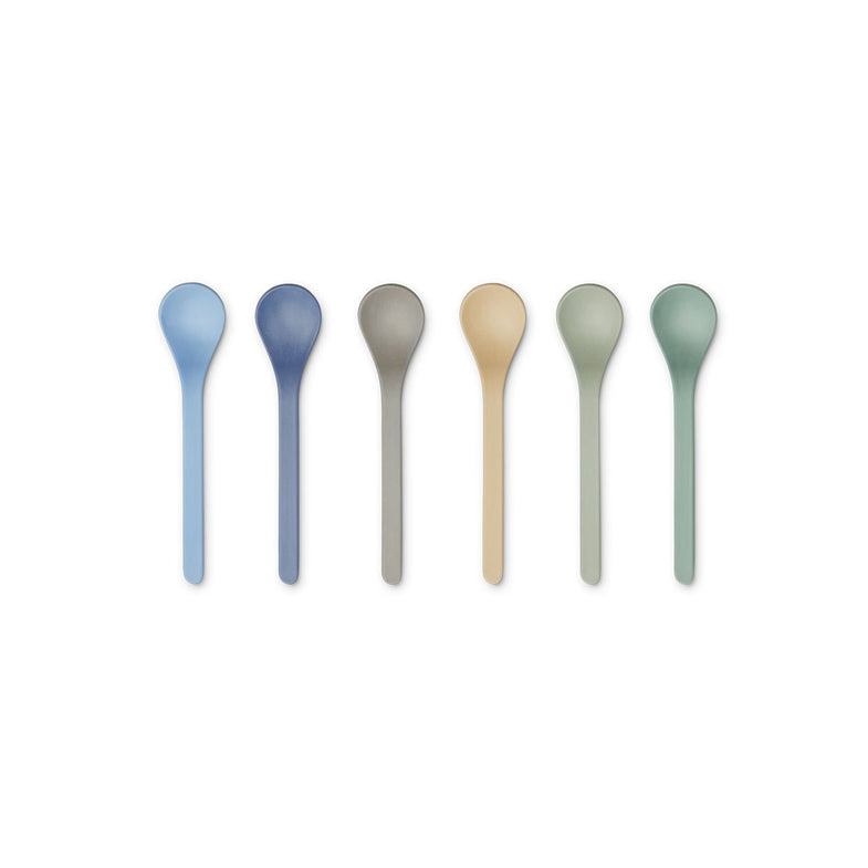 Liewood Erin Set 6 Spoons | Peppermint Multi Mix