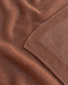 Hvid Blanket Felix | Terracotta