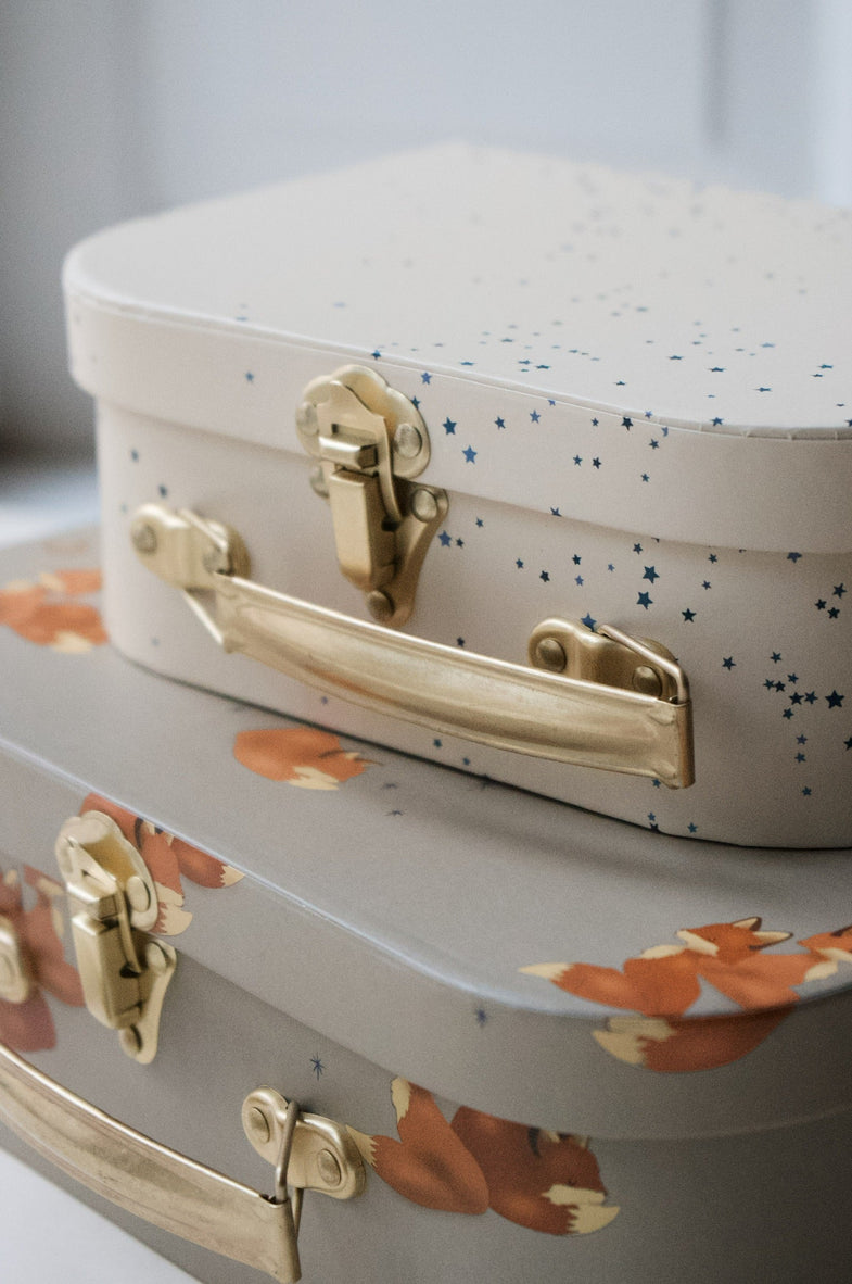 Konges Sløjd 2-Pack Luggage Suitcase | Foxie /Etoile Bleu