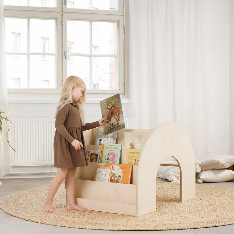 Fitwood Montessori Bookshelf | Beech wood