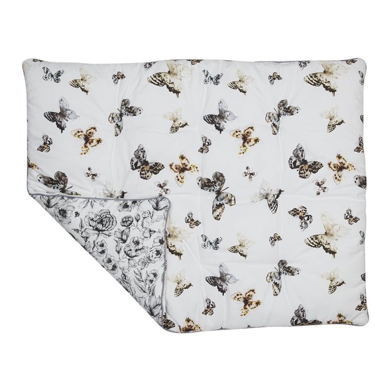 Mies & Co Play and Playpencloth Double Face 80x100cm Bumble Love / Fika Butterfly