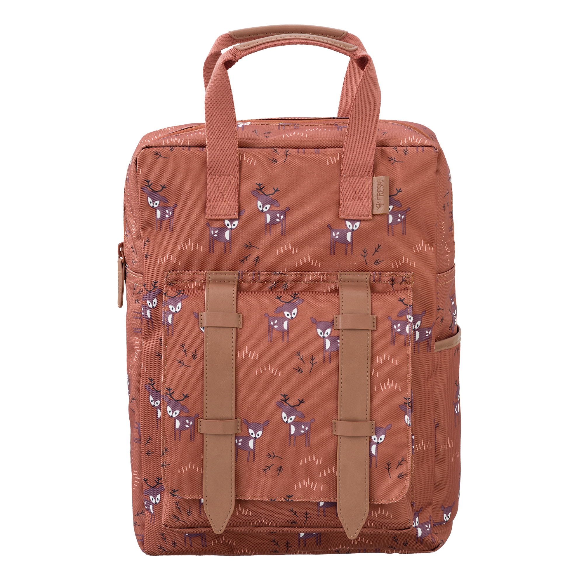 Fresk Backpack Small | Deer Amber Brown