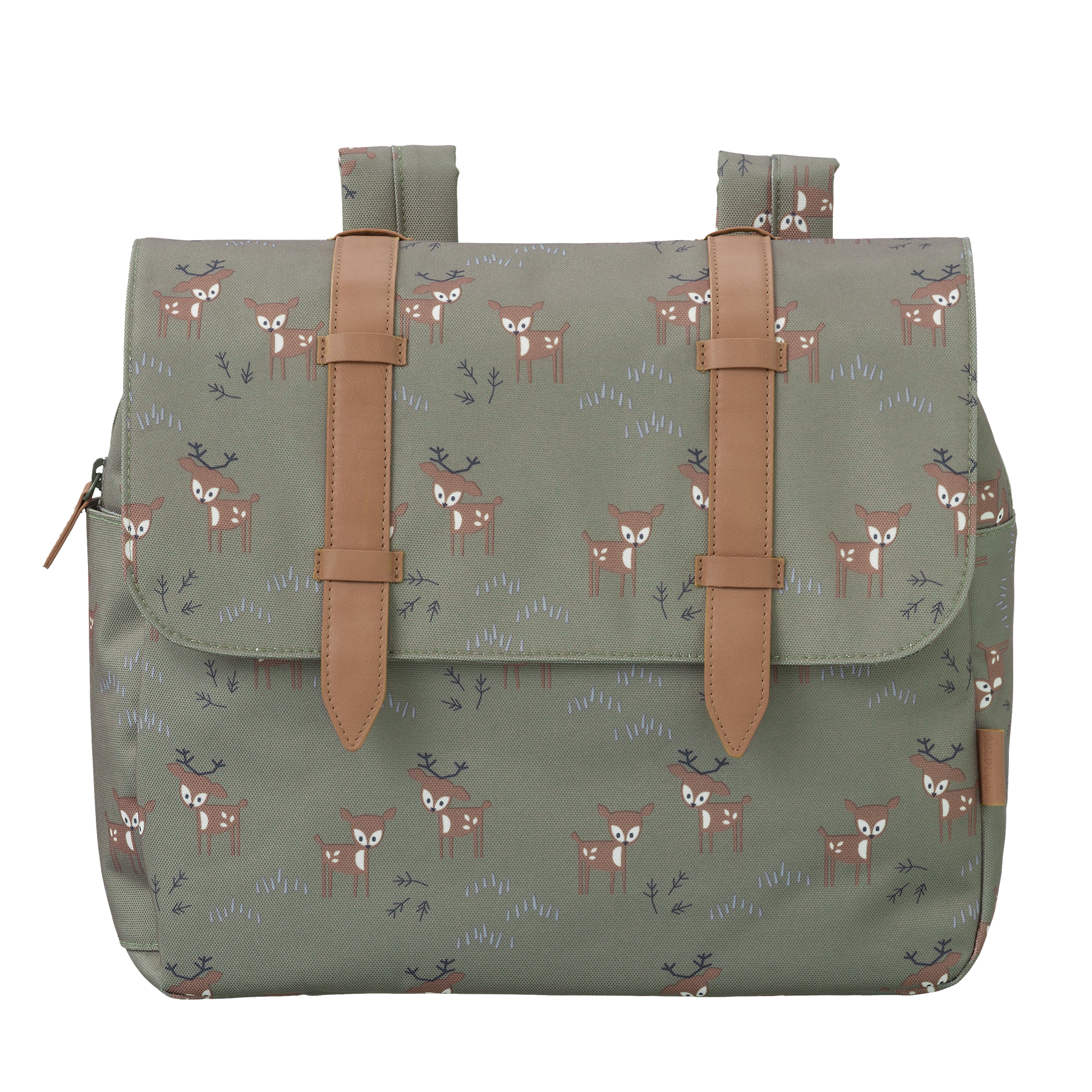 Fresk Schoolbag | New Deer Olive