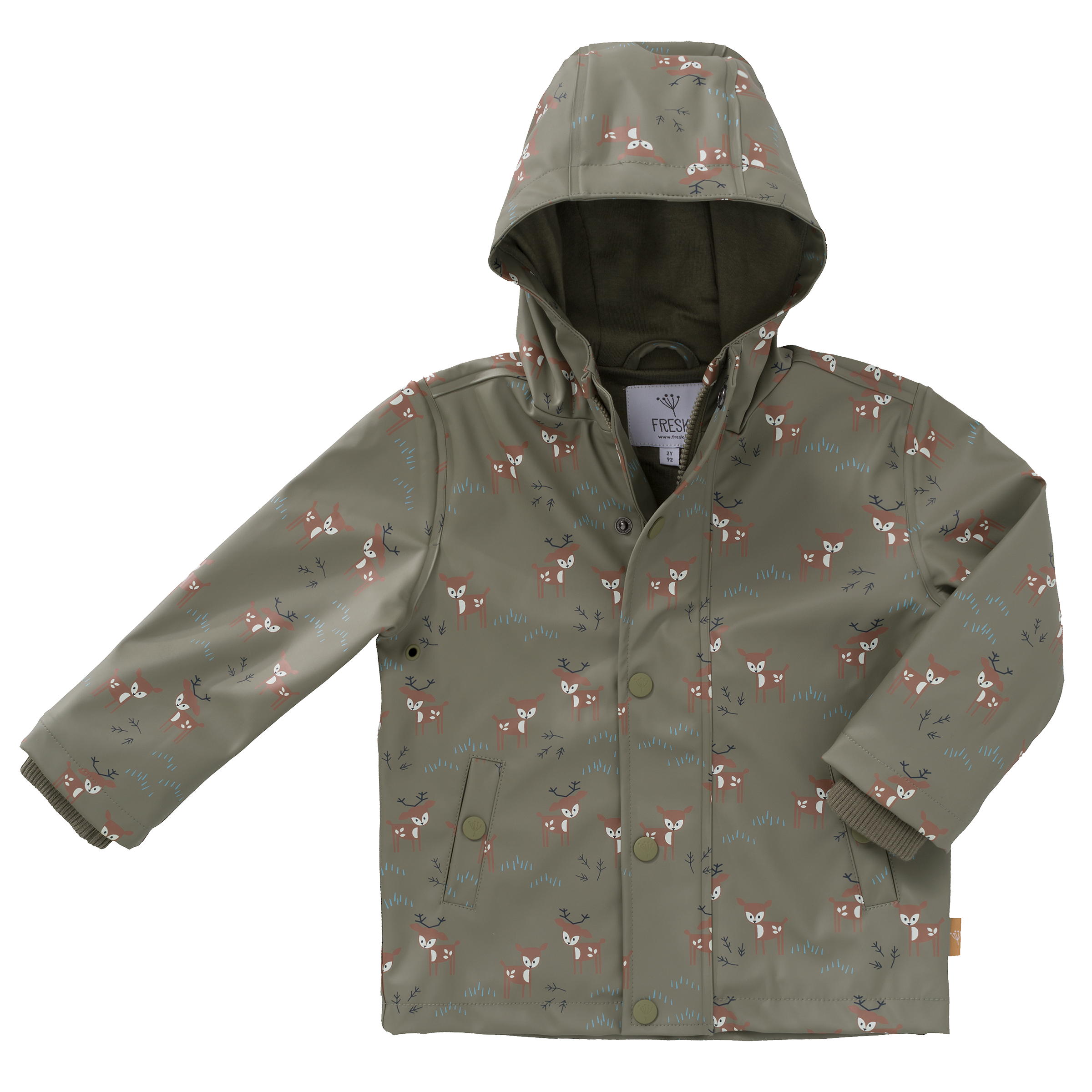 Fresk Raincoat | Deer Olive