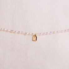 Galore Personalized Bracelet Pearl & Tag | Gold Baby