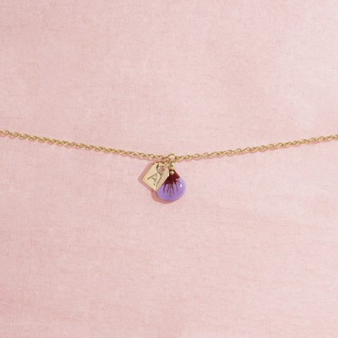 Galore Personalized Bracelet Part Of Me | Gold & Violet Capite