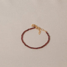 Galore Bracelet Birthstone January Garnet | Gold