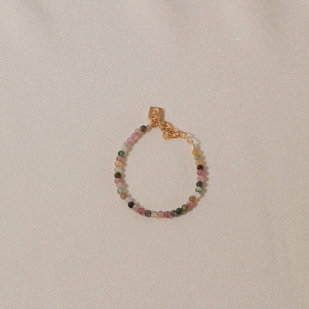 Galore Bracelet Birthstone October Tourmaline | Gold