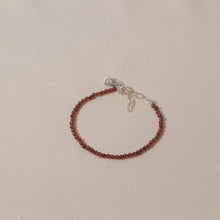 Galore Bracelet Birthstone January Garnet | Silver