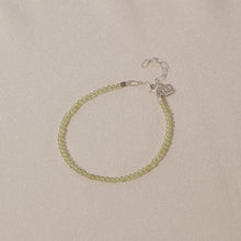 Galore Bracelet Birthstone September Peridot | Silver