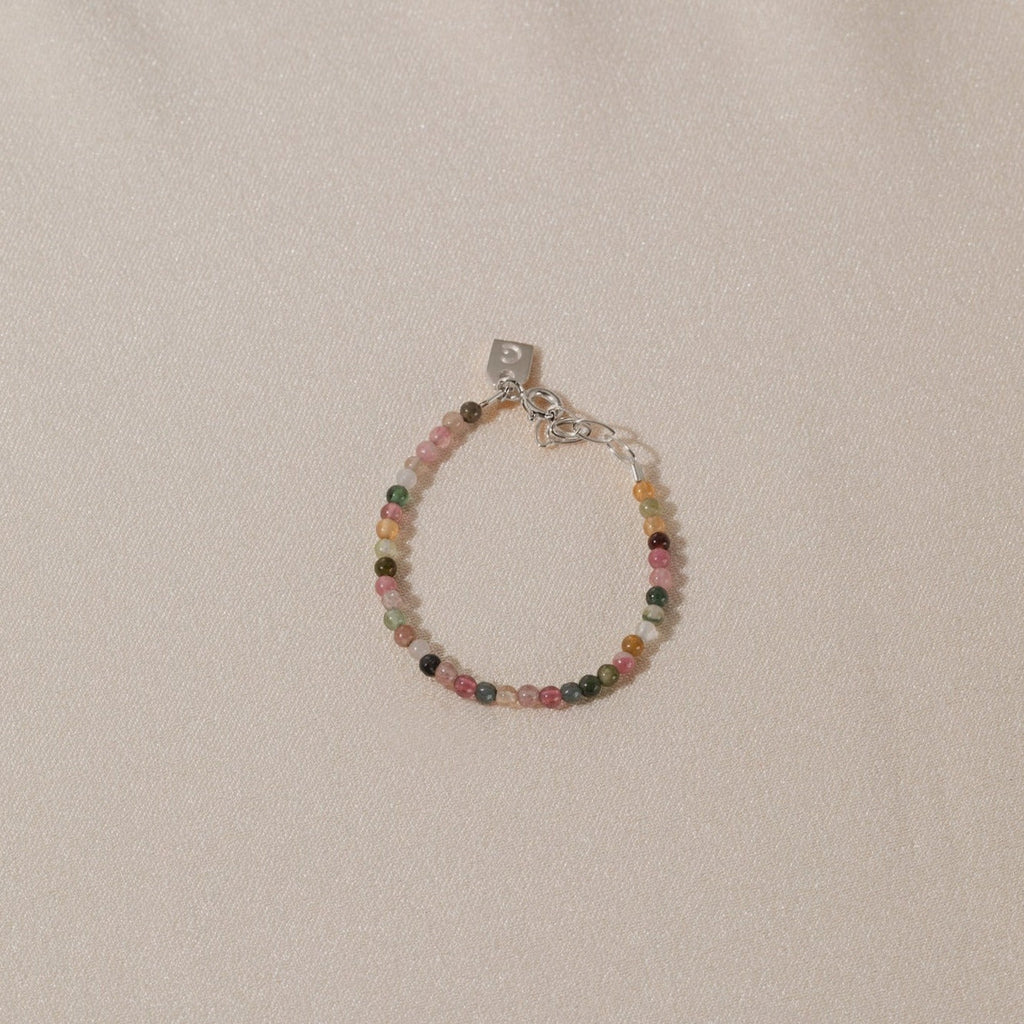 Galore Bracelet Birthstone October Tourmaline | Silver