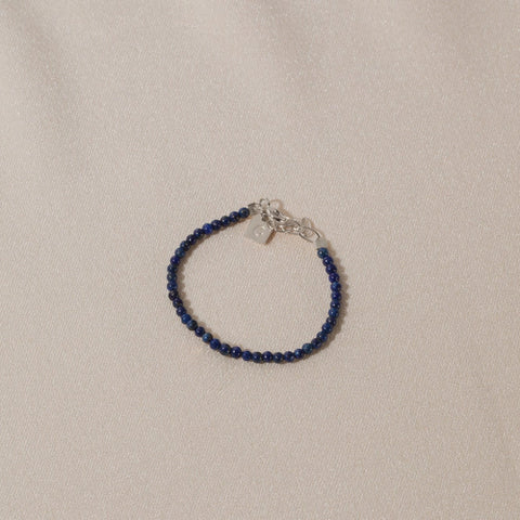 Galore Bracelet Birthstone December Lapis Lazuli | Silver