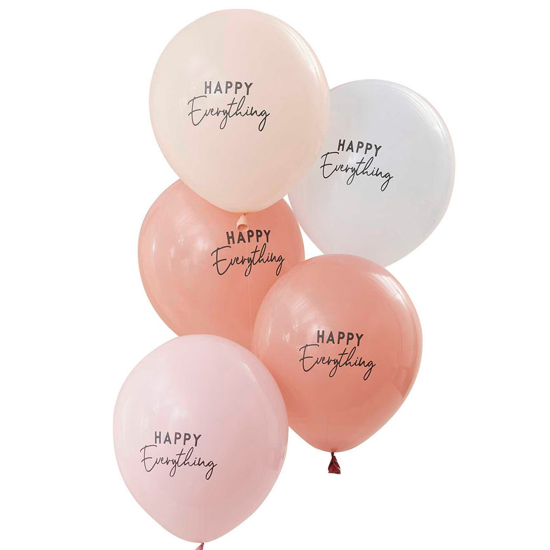 Ginger Ray Set 5 Confetti Balloons | Happy Everything Mix